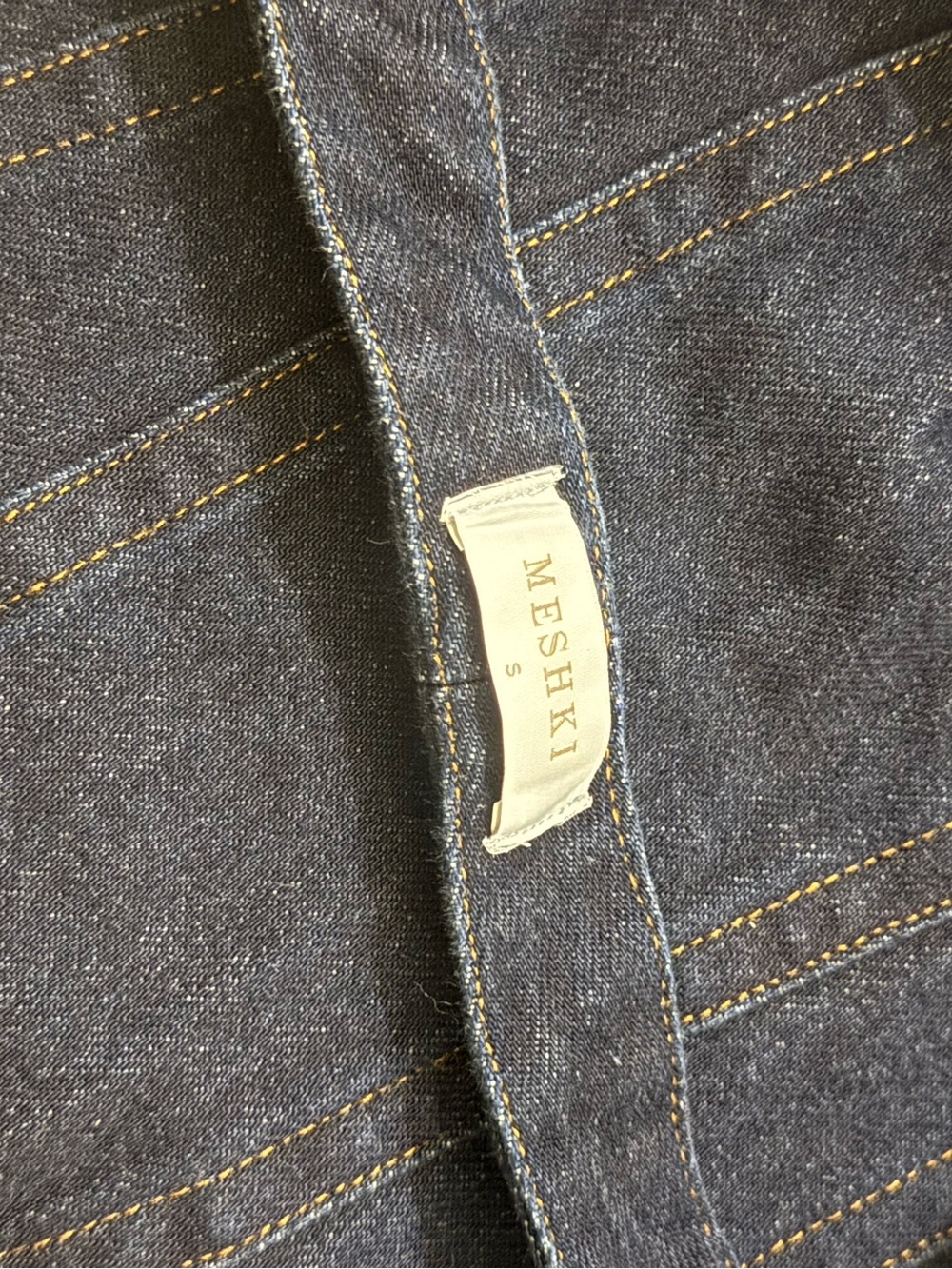 MESHKI denim halter top - Picture 5 of 5